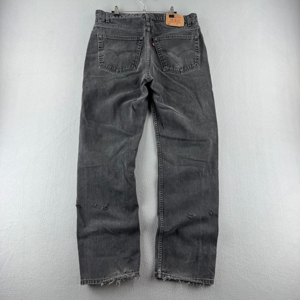 Vintage Levis Jeans‎ Mens 38x34 (Fits 35x32) Black Denim 505 90s Made in Canada